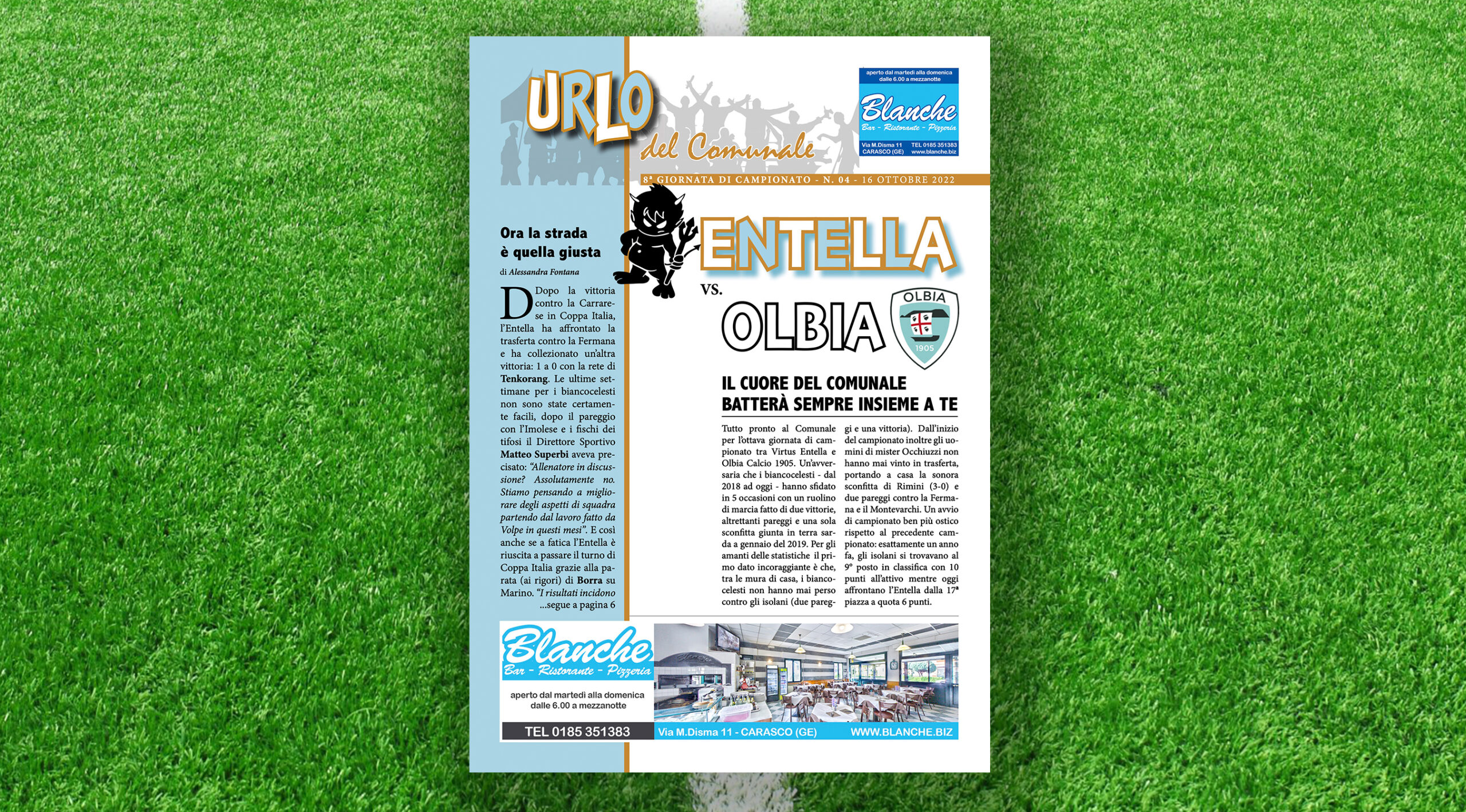 Urlo del Comunale - Entella Olbia